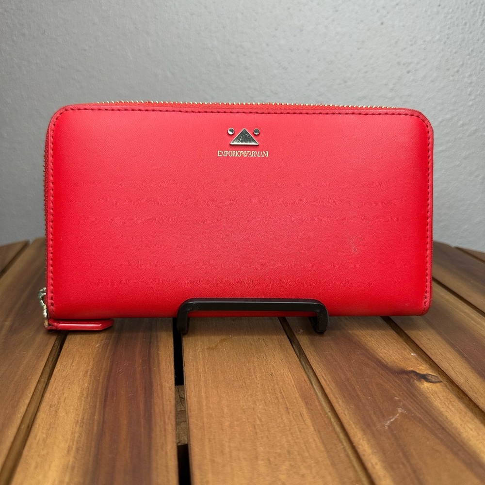 Emporio Armani Vibrant Red Wallet